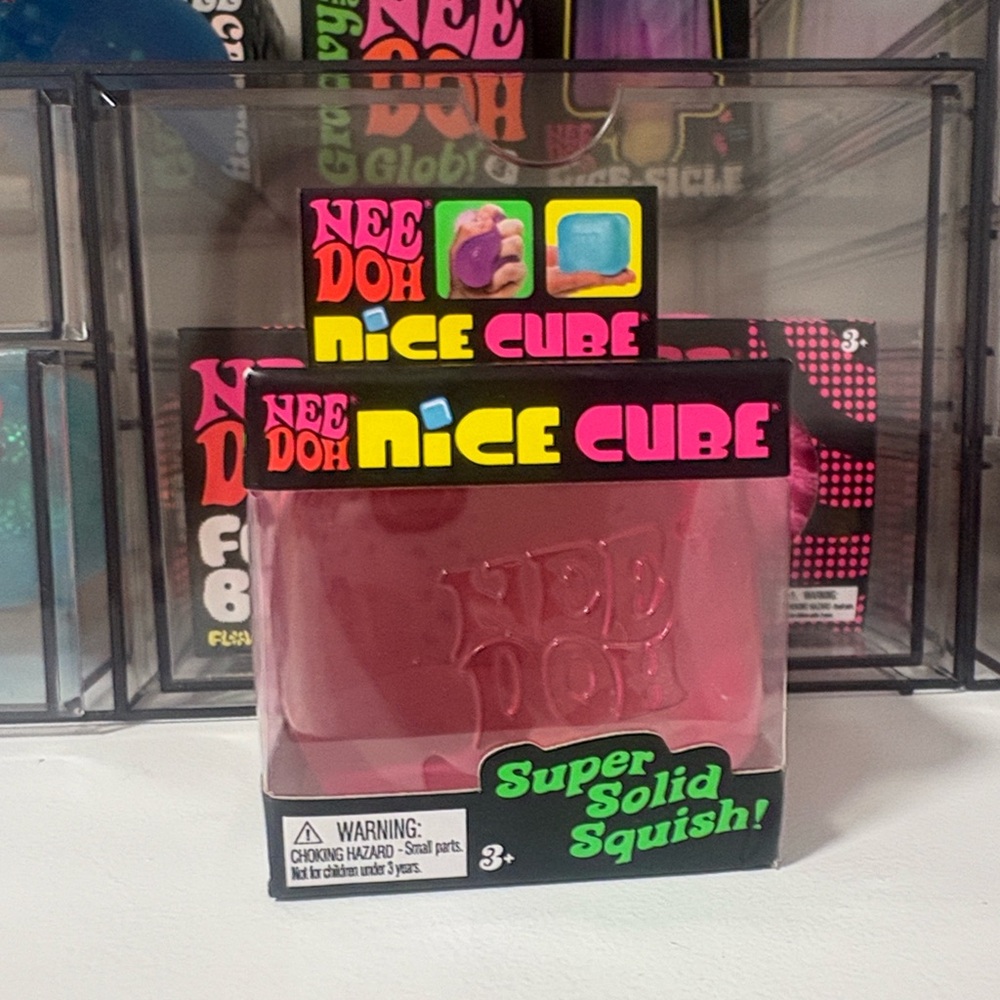 Schylling Needoh NiceCube,Viral BaoBun dumpling never opened,LimeGreenGlowSquish
